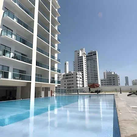 Apartamento Infinitum 1904 - Espectacular Con Vista Al Mar Cartagena